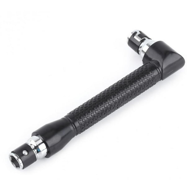 L-shape Wrench,1/4 Inch Hex Socket L-Shape Wrench Double Head with Various Screwdriver Bits Hand Tool L-shape Wrench,1/4 Inch Hex Socket L-Shape Wrench Double Head with Various Screwdriver Bits Hand Tool